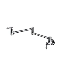 Phying Wall Mount Folding Kitchen Pot Filler Faucet