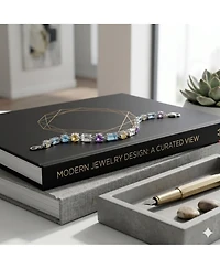 Simona Sterling Silver, Round and Emerald-Cut Gem Bracelet
