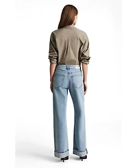Mavi Jeans Women's Florida Mid Rise Wide Leg