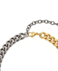 St. Moran Tarnish-Resistant Mixed Metal Curb Alize Chain Necklace
