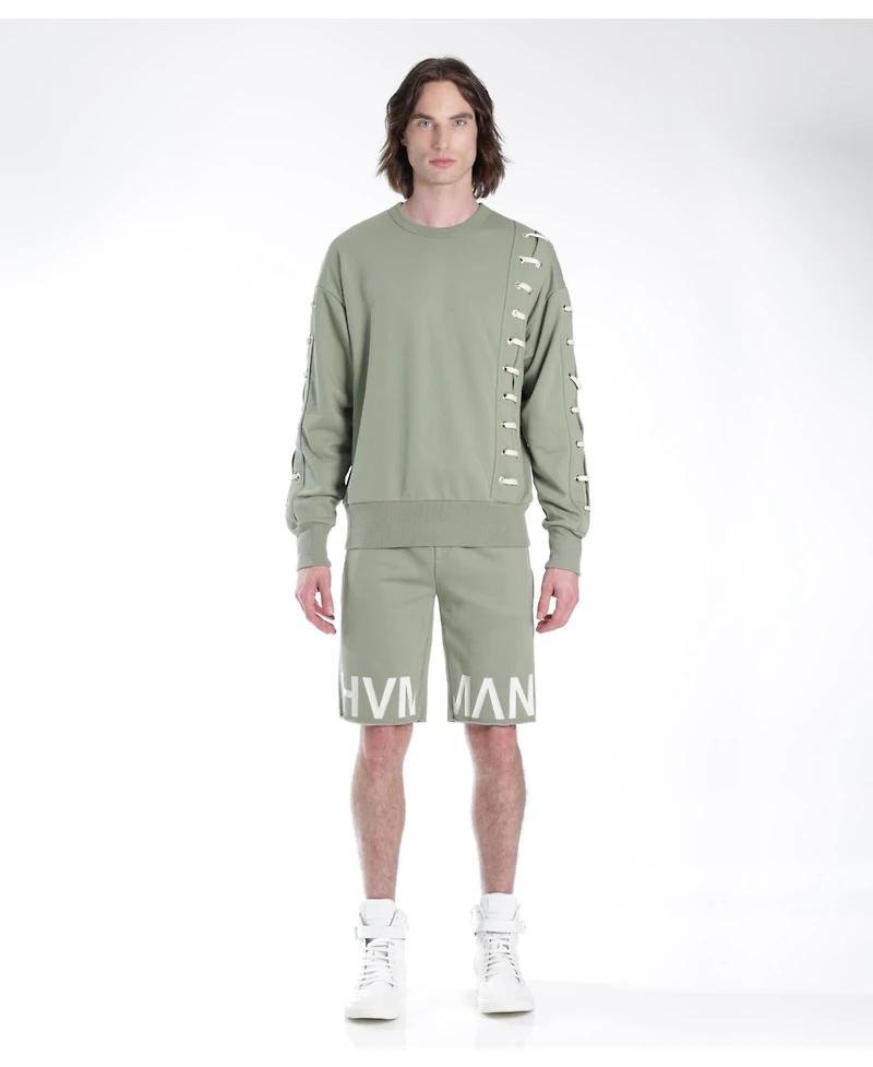 Hvman Chosen To Prevail x Cult Men's Crew Sweatshirt Aspen Lace