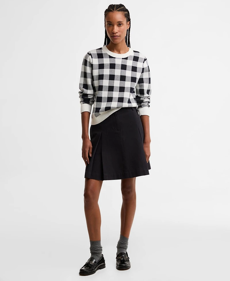 Barbour Women's Aylesby Mini Pleated A-Line Skirt