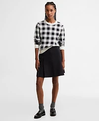Barbour Women's Aylesby Mini Pleated A-Line Skirt