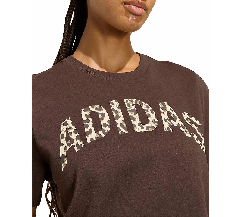 adidas Women's Loose Graphic Cotton T-Shirt