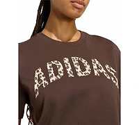 adidas Women's Loose Graphic Cotton T-Shirt