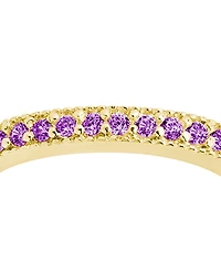 Sterling Forever 2.5mm Thin Cubic Zirconia Band Ring