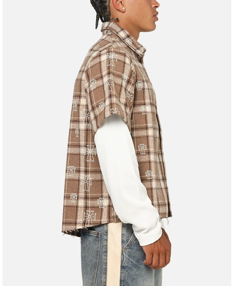 Saint Morta Men's Sanctuary Layered Button Up Shirt