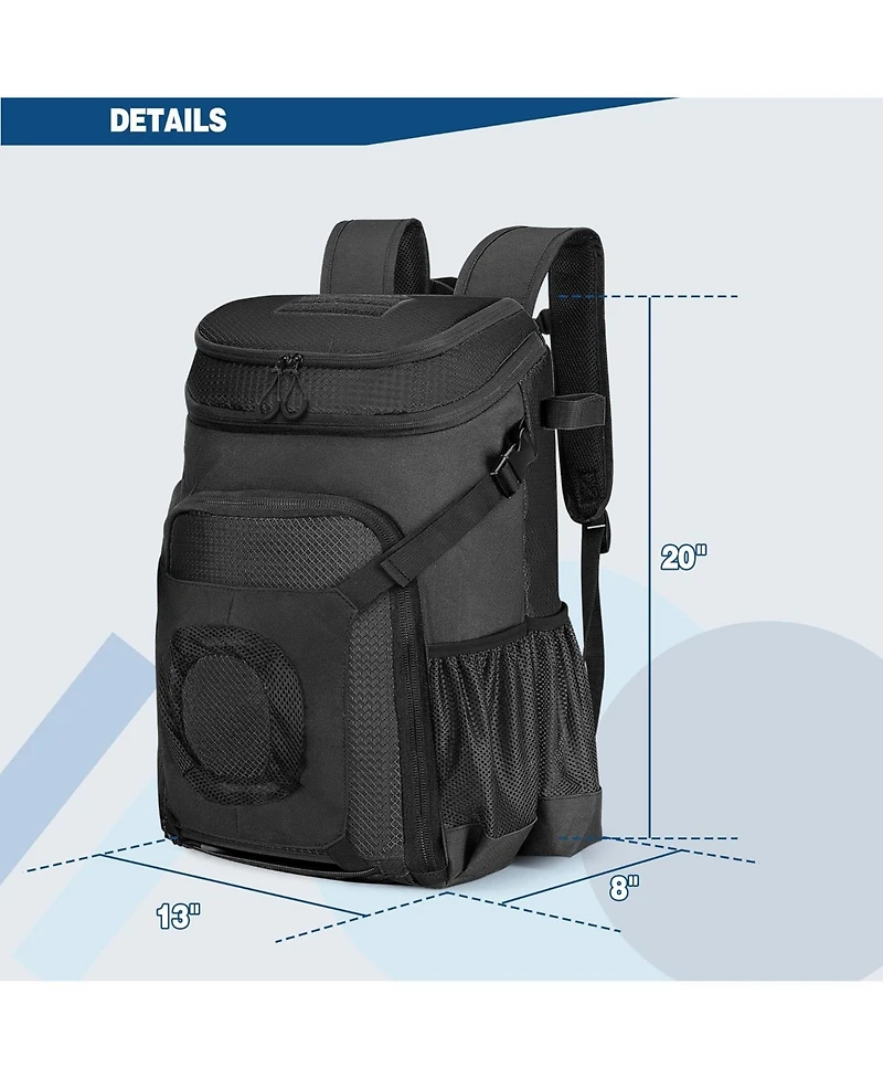 Furlihong Baseball Bag for Adult and Youth – Backpack Softball with Helmet Holder, Shoe Compartment Fence Hook