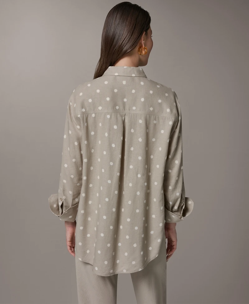 Donna Karan Weekend Women's Long-Sleeve Button-Down Shirt
