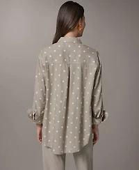 Donna Karan Weekend Women's Long-Sleeve Button-Down Shirt