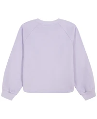 Calvin Klein Girls' 7-16 Logo Long-Sleeve Sweatshirt