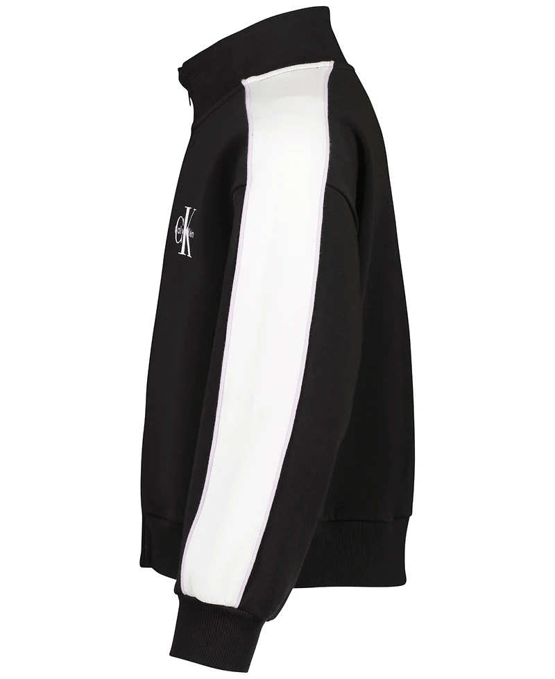 Calvin Klein Girls' 7-16 Full-Zip Track Jacket