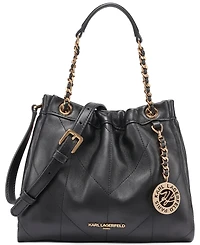 Karl Lagerfeld Paris Amandine Magnetic Small Crossbody Handbag