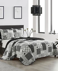 Stratford Park Kane Floral 3-Piece Quilt Set, King