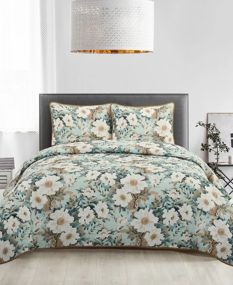 Stratford Park Rosa Floral 3-Piece Quilt Set