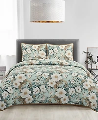 Stratford Park Rosa Floral 3-Piece Quilt Set