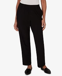 Alfred Dunner Women's Soft Crepe Short Length Pants