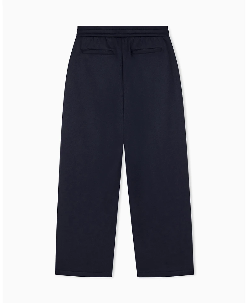 A|X Armani Exchange Men's Open-Hem Fleece Jogger Pants