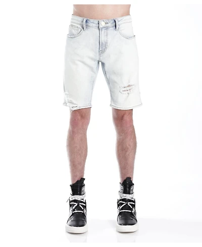 Hvman Chosen To Prevail x Cult Men's Mero Slim Short with Belt Zephyr