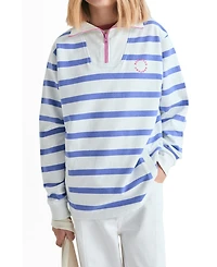 Scalpers Big Girls 4-16 Striped Turtleneck Sweatshirt