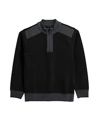 Xray Boys Quarter Zipper Fleece Flannel Lining Sweater