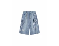 Aelfric Eden Women's Plaid Panel Chain Jorts