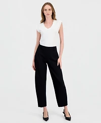 Anne Klein Women's Pull-On Barrel Leg Pants