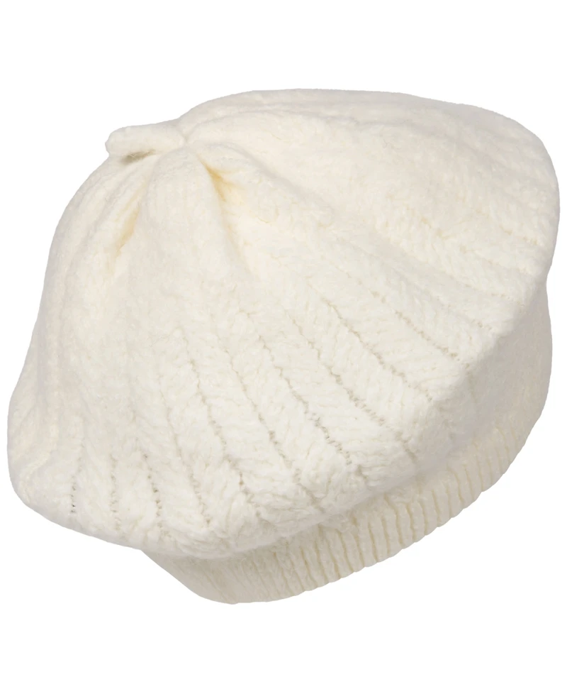 Lauren Ralph Women's Herringbone Knit Beret Hat