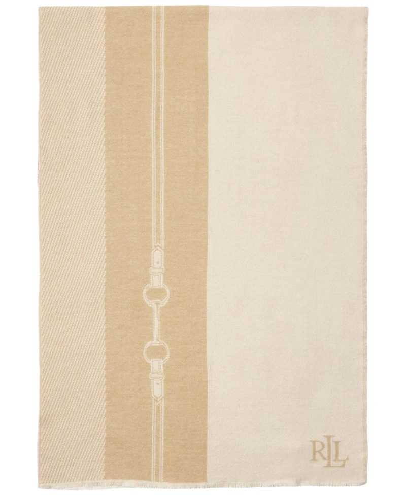 Lauren Ralph Equestrian Jacquard Wrap