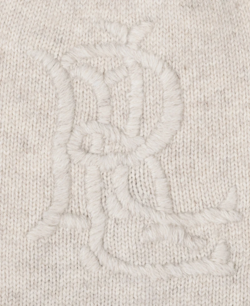 Lauren Ralph Lauren Embroidered Logo Rib-Knit Hat