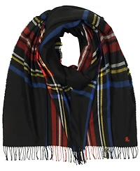 Lauren Ralph Exploded Plaid Merino Scarf