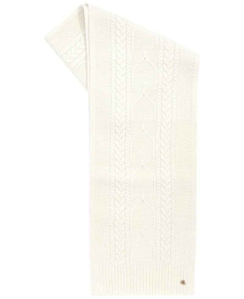 Lauren Ralph Lauren Stirrup Cable Merino Scarf