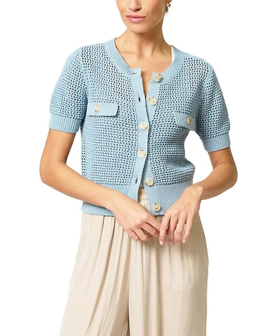 Central Park West Women's Iris Tape Yarn Cardi