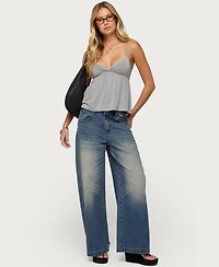 Edikted Women's Sabira Low Rise Baggy Jeans