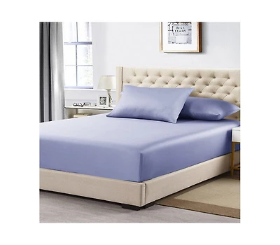 Low Profile Fitted Sheet (7-10 Inches) 100% Cotton Sateen Made in Usa, Twin Xl