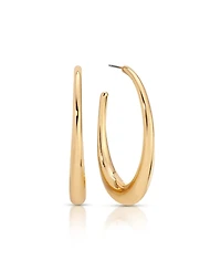 Ettika 18k Gold-Tone Plated Essential Gilded Hoop Earrings