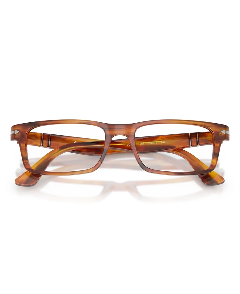 Persol Men's Rectangle Eyeglasses, PO3050V