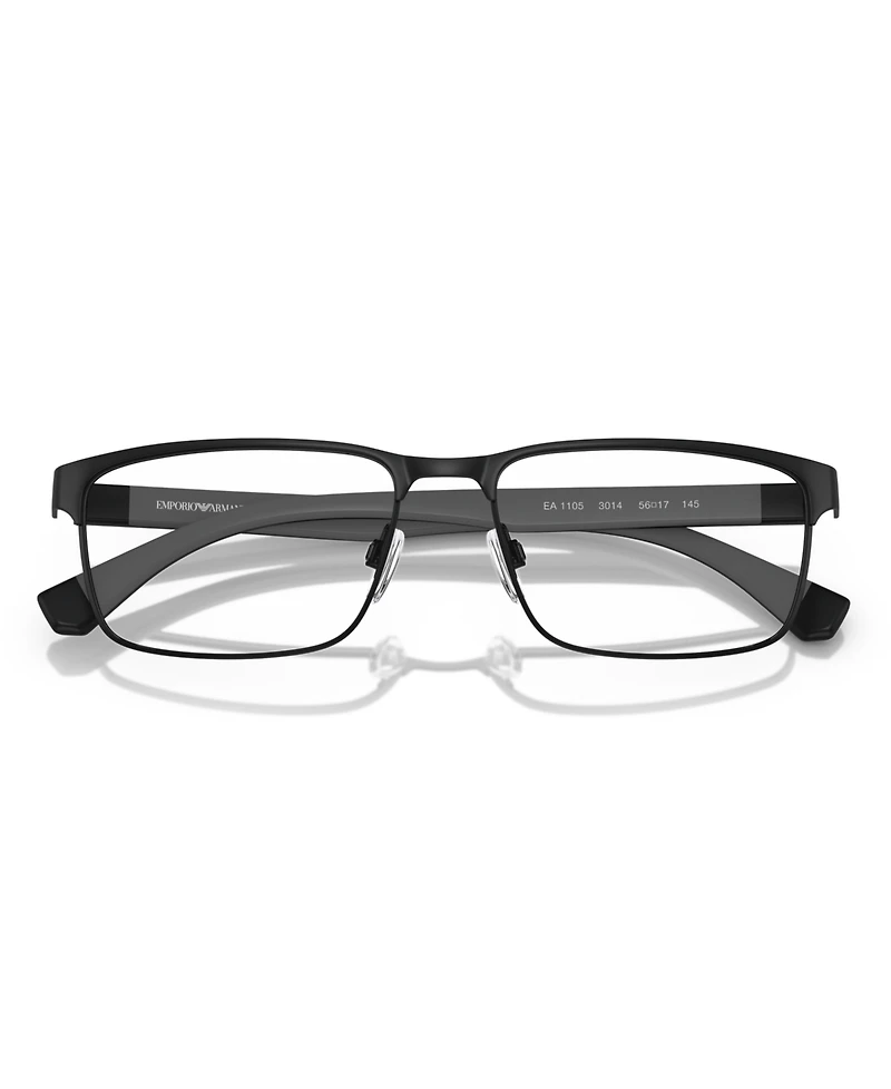 Emporio Armani Men's Rectangle Eyeglasses, EA1105