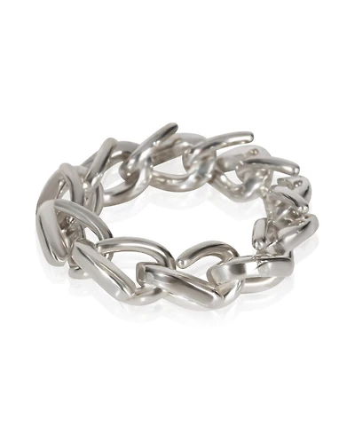 Pre-Owned Tiffany & Co Sterling Silver Forged Link Ring