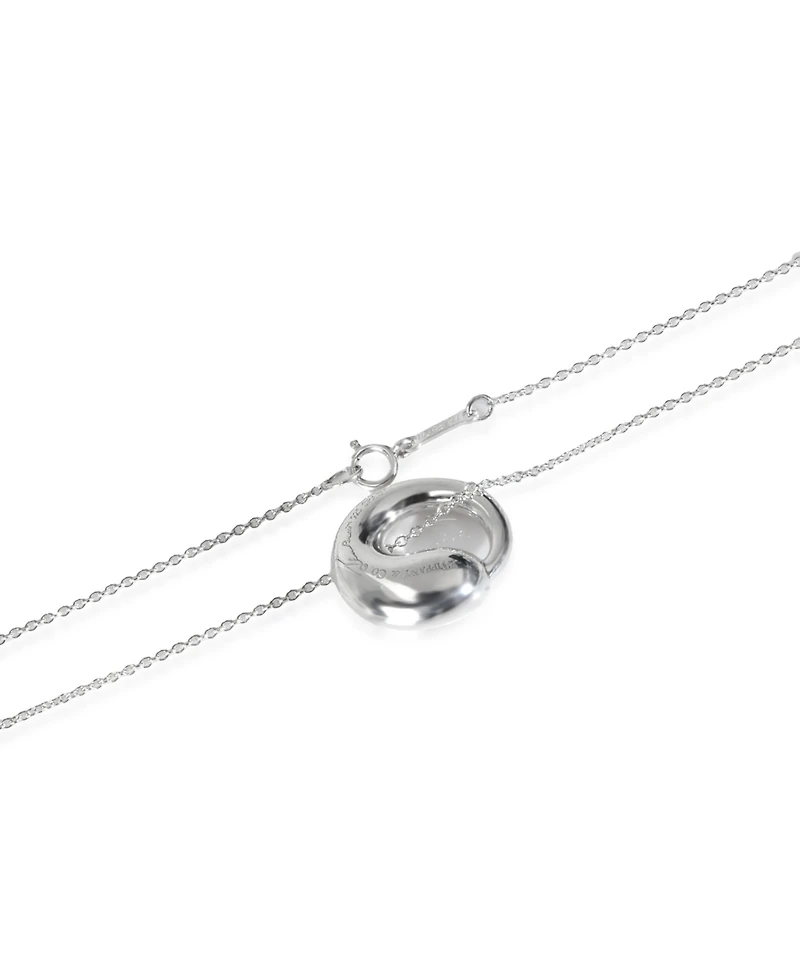 Pre-Owned Tiffany & Co Sterling Silver Elsa Peretti Eternal Circle Pendant