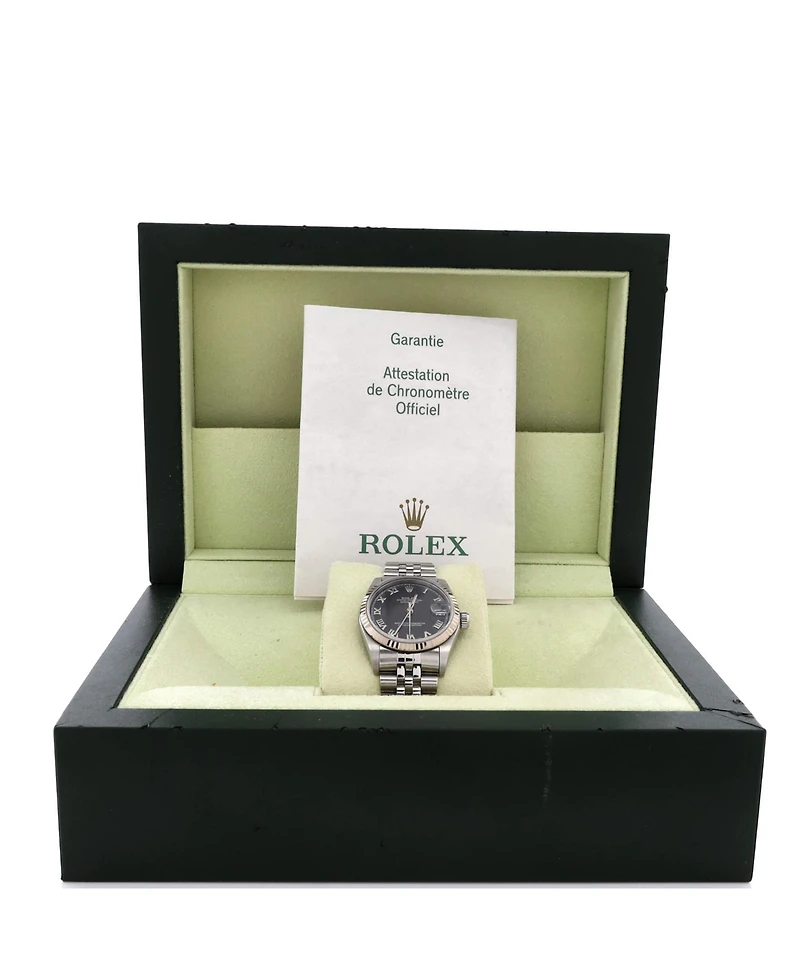 Pre-Owned Rolex Oyster Perpetual Datejust Automatic Watch in Stainless Steel and White Gold 31mm