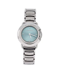 Pre-Owned Tiffany & Co Limited Edition T Smile Quartz Watch in Staineless Steel with Diamonds 25mm
