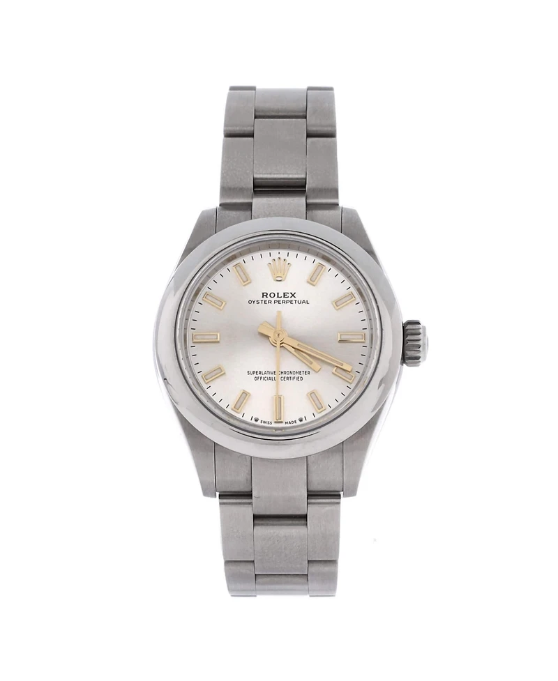 Pre-Owned Rolex Oyster Perpetual Automatic Watch in Stainless Steel 28mm