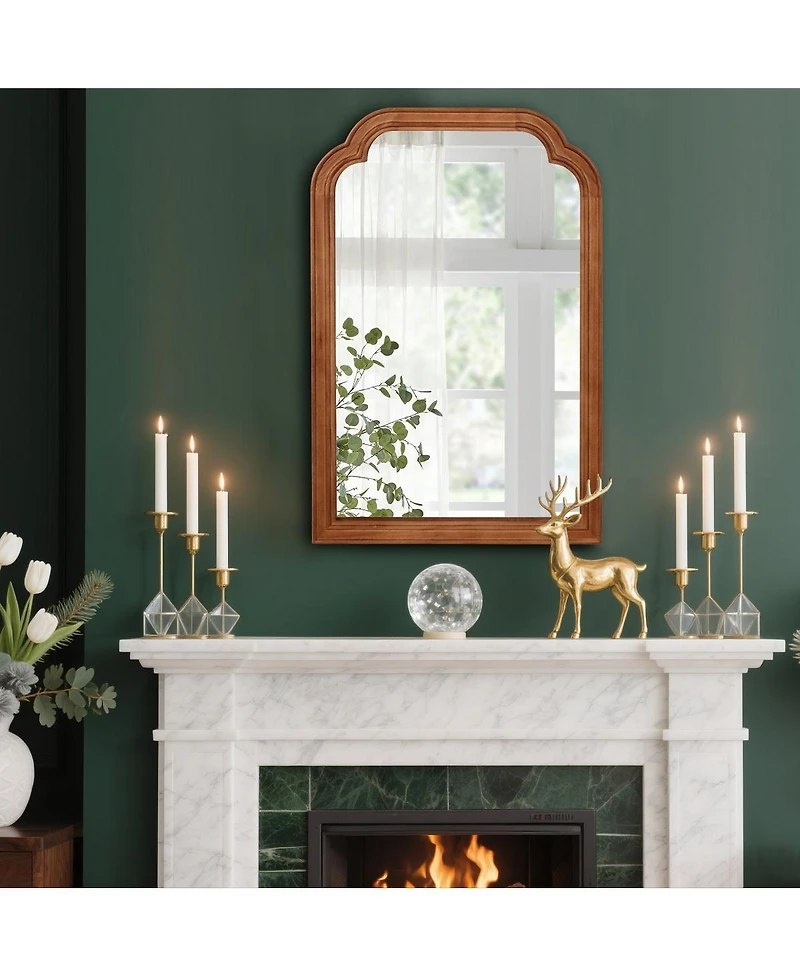 Laoties 24" x 36" Decorative Bathroom Vanity Mirror with Rounded Corners for Bedroom and Entryway