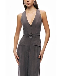 Nocturne Women's Metal Belt Detail Jumpsuit