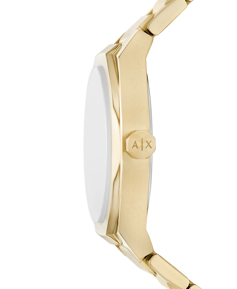Armani Exchange Women's Sync Quartz Gold Stainless Steel Watch 36mm