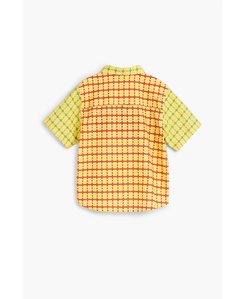 Desigual Boys's Checked shirt with logo