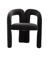 Clihome Contemporary Designed Fabric Upholstered Dining ChairmBarrel Side Chairs Kitchen Armchair for Living Room set of 2
