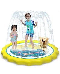 Aofar 60"Sprinkler Splash Pad Pool Play Mat Ocean