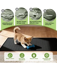Aronkl Extra Large Food Grade Silicone Pet Mat Waterproof Non-Slip Washable Multi Use